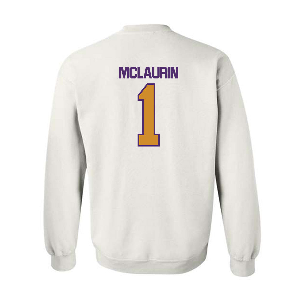 Alcorn - NCAA Football : Orlandus Mclaurin - Classic Shersey Crewneck Sweatshirt-1