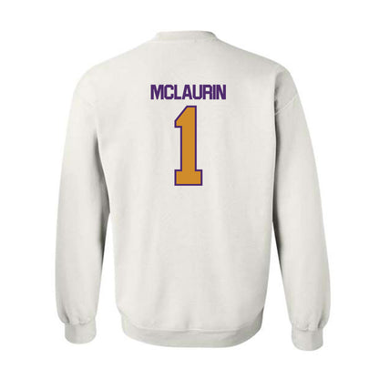 Alcorn - NCAA Football : Orlandus Mclaurin - Classic Shersey Crewneck Sweatshirt-1