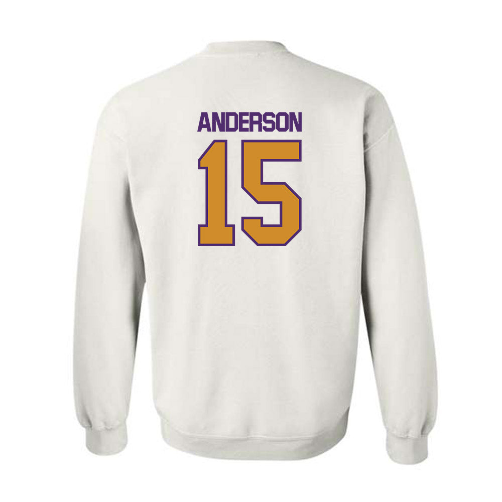 Alcorn - NCAA Women's Basketball : Jeanee Anderson - Classic Shersey Crewneck Sweatshirt-1