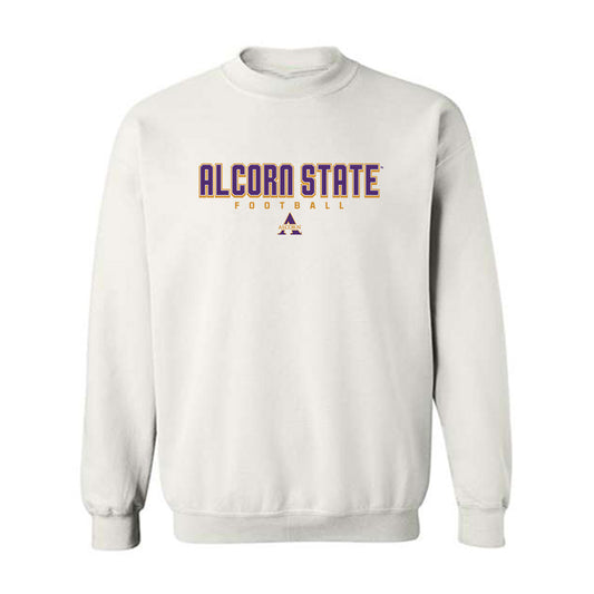 Alcorn - NCAA Football : Deablo Mcgee - Classic Shersey Crewneck Sweatshirt-0