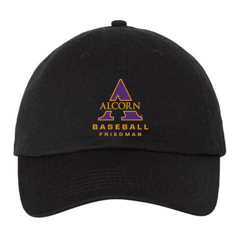 Alcorn - NCAA Baseball : Asher Friedman - Dad Hat-0