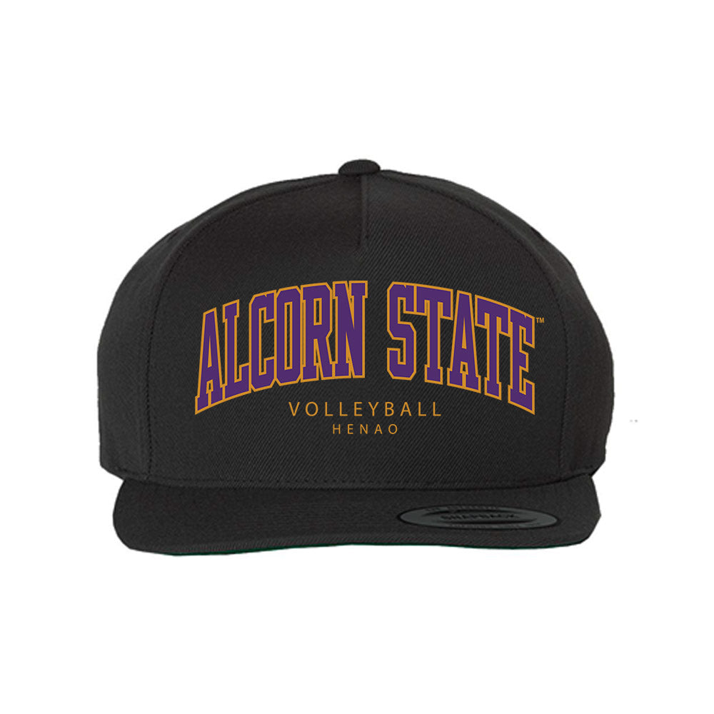 Alcorn - NCAA Women's Volleyball : Juliana Henao - Snapback Hat-0