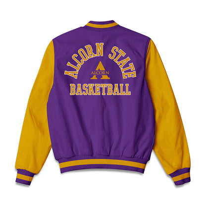 Alcorn - NCAA Women's Basketball : Jeanee Anderson - Bomber Jacket-1