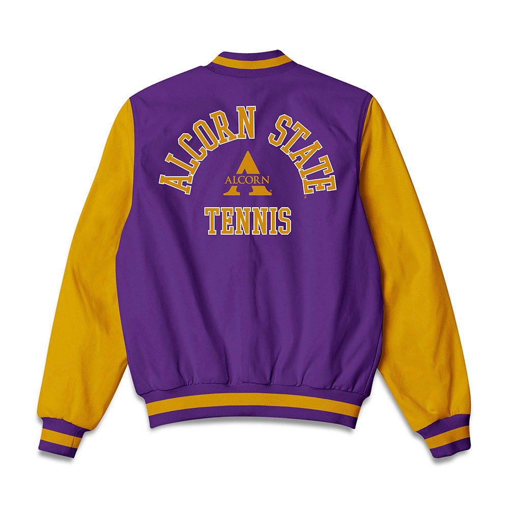 Alcorn - NCAA Women's Tennis : Katherine Grados - Bomber Jacket-1