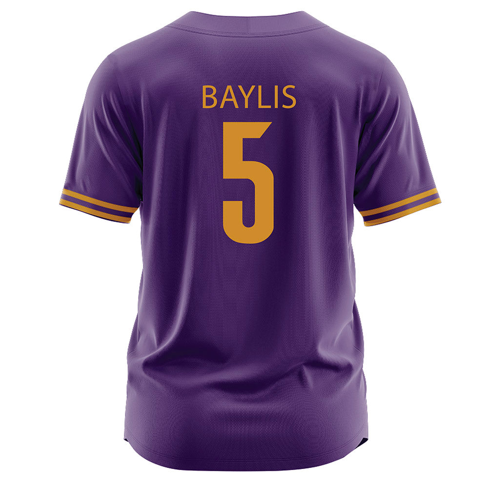 Alcorn - NCAA Baseball : Payton Baylis - Purple Jersey-1