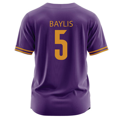 Alcorn - NCAA Baseball : Payton Baylis - Purple Jersey-1