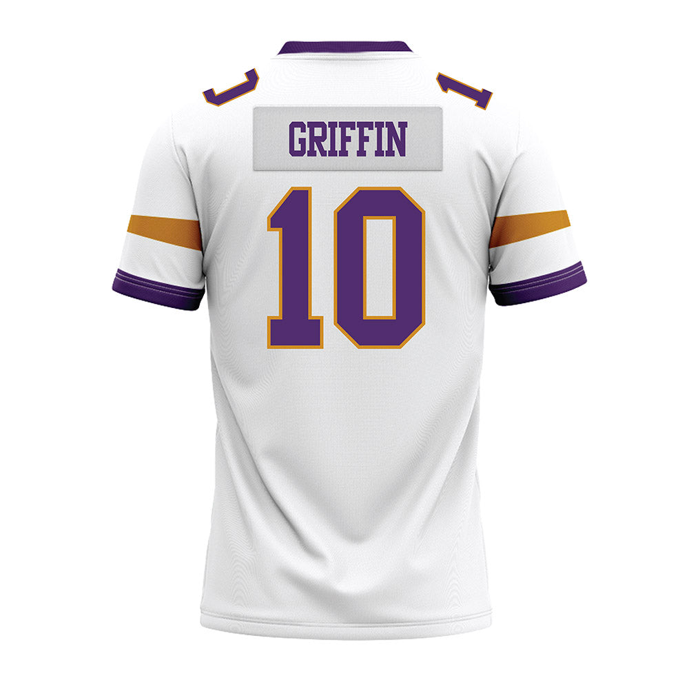Alcorn - NCAA Football : Jaharon Griffin - white Premium Football Jersey-1