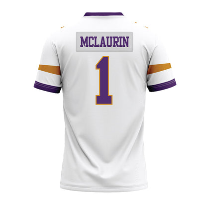 Alcorn - NCAA Football : Orlandus Mclaurin - white Premium Football Jersey-1