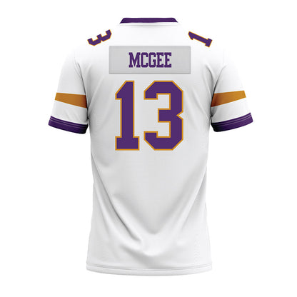 Alcorn - NCAA Football : Deablo Mcgee - white Premium Football Jersey-1