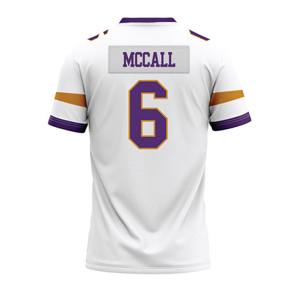 Alcorn - NCAA Football : Bakari McCall - white Premium Football Jersey-1