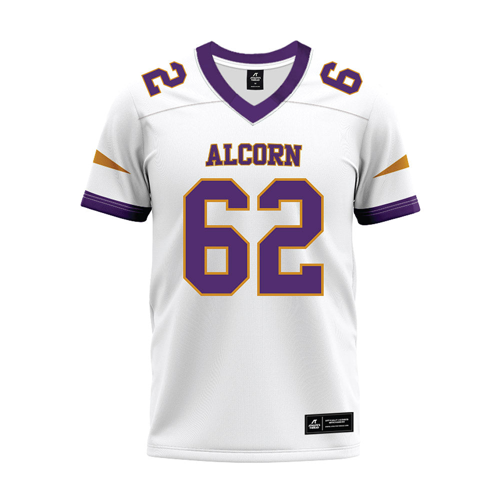 Alcorn - NCAA Football : Camron Richardson - white Premium Football Jersey-0