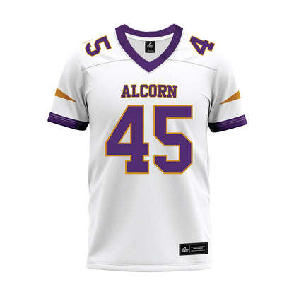 Alcorn - NCAA Football : Dillon Crowell - white Premium Football Jersey-0