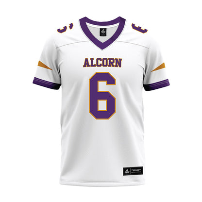 Alcorn - NCAA Football : Bakari McCall - white Premium Football Jersey-0