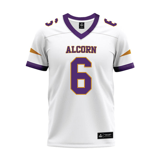 Alcorn - NCAA Football : Bakari McCall - white Premium Football Jersey-0