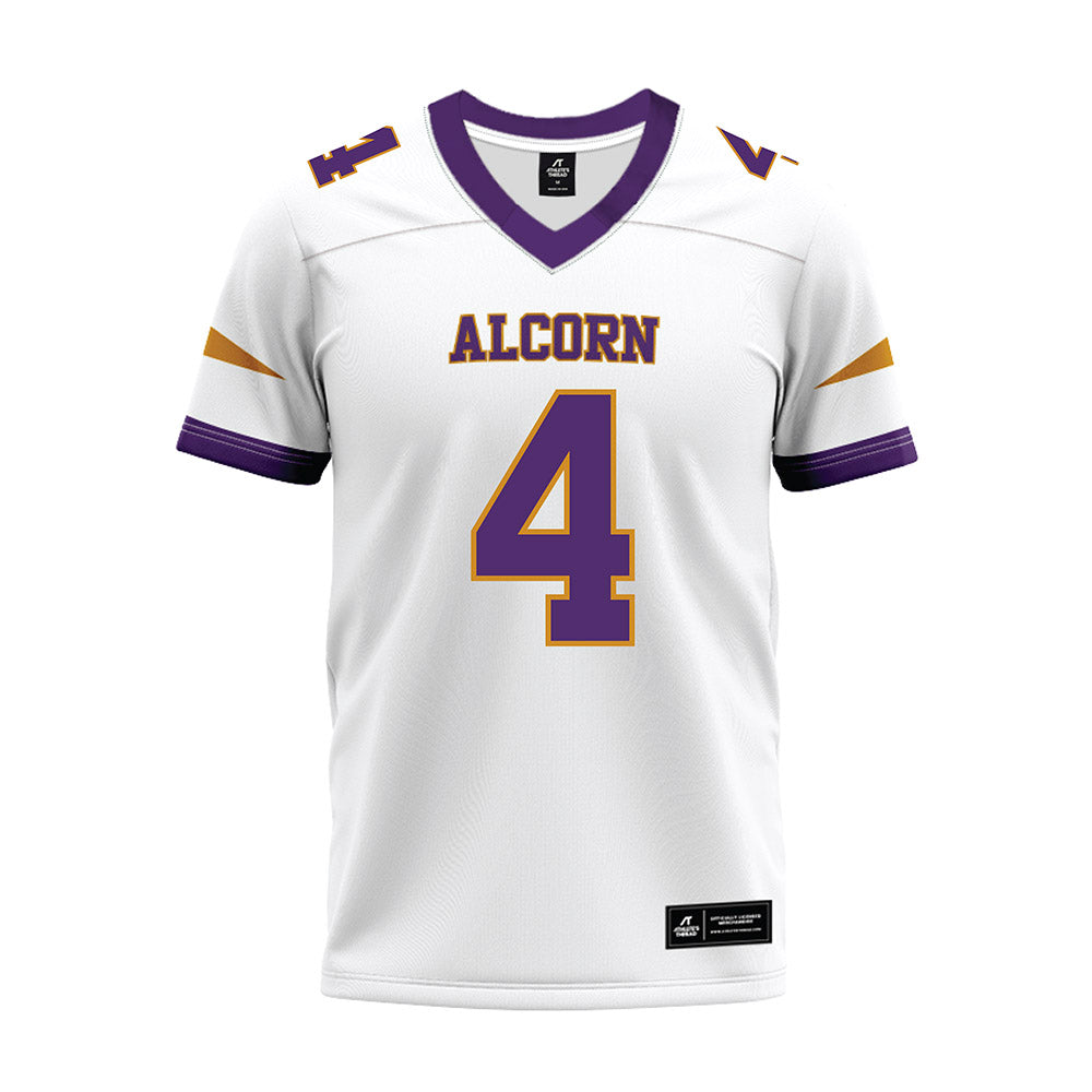Alcorn - NCAA Football : Jacoby Matthews - white Premium Football Jersey-0