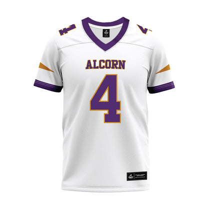 Alcorn - NCAA Football : Jacoby Matthews - white Premium Football Jersey-0