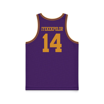 Alcorn - NCAA Women's Basketball : Arene Iyekekpolor - purple Basketball Jersey-1