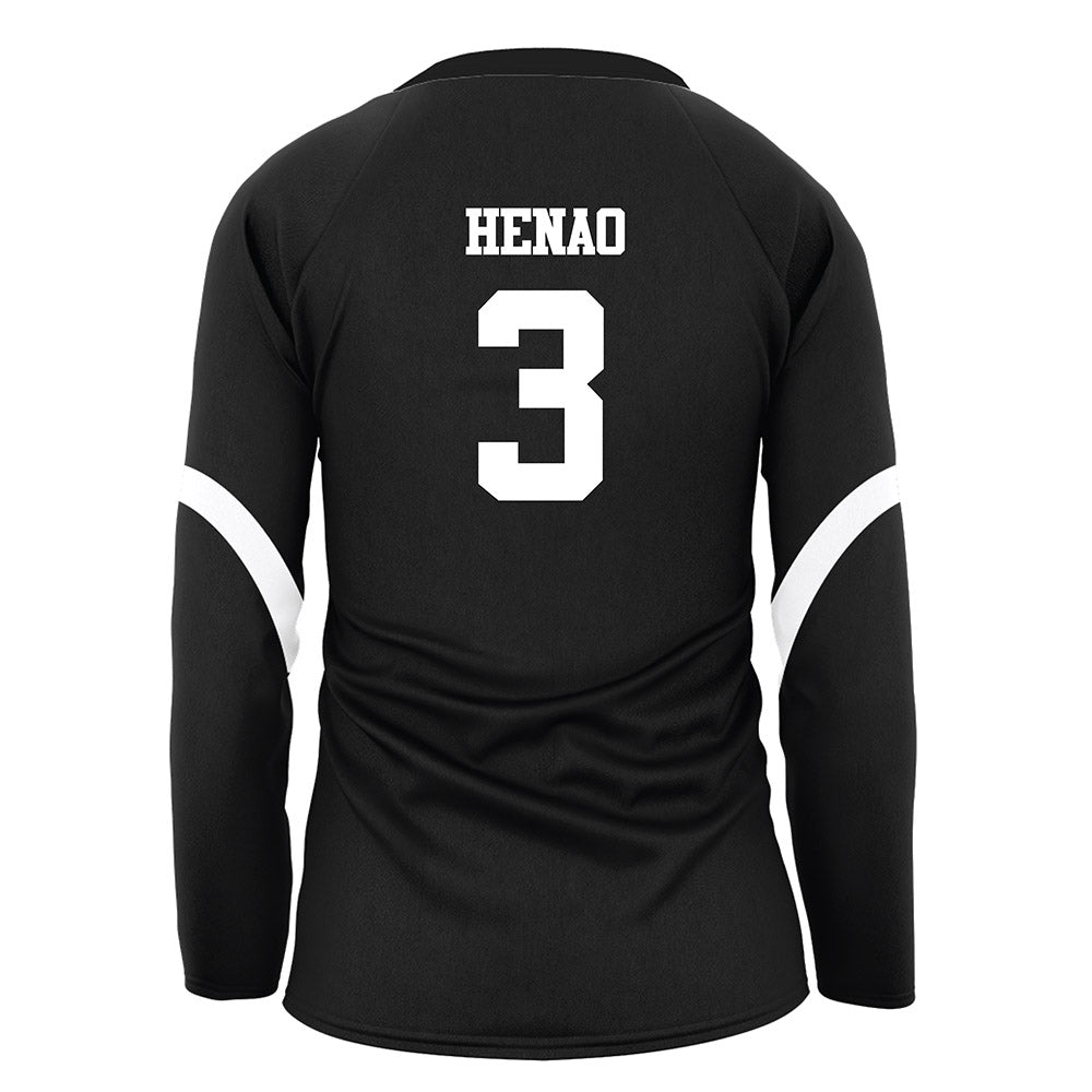 Alcorn - NCAA Women's Volleyball : Juliana Henao - black Volleyball Jersey-1