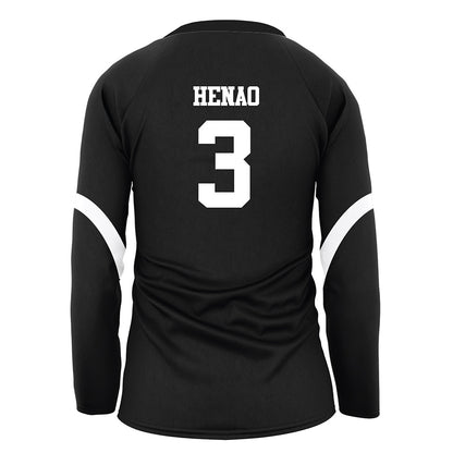 Alcorn - NCAA Women's Volleyball : Juliana Henao - black Volleyball Jersey-1