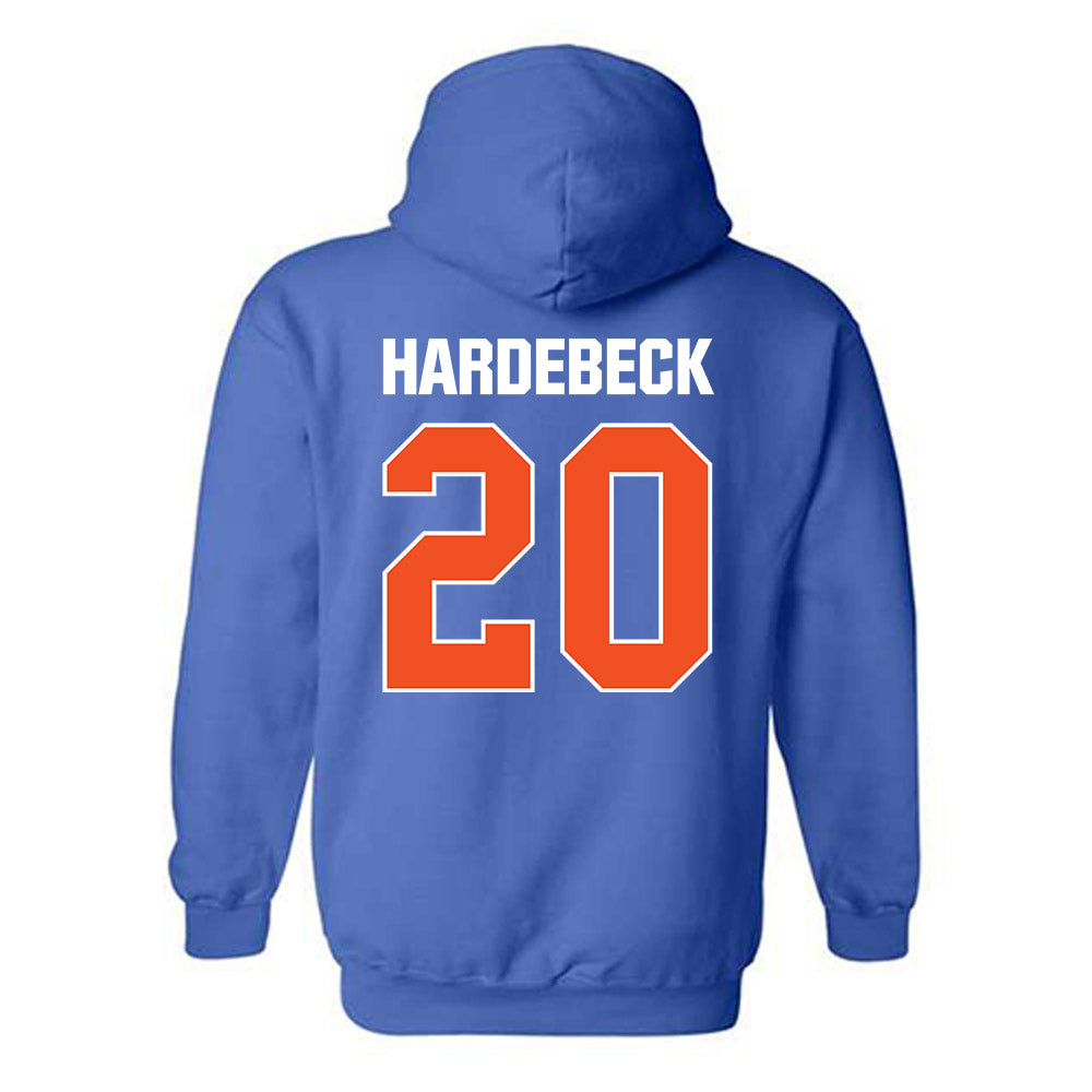 HCU - NCAA Baseball : Kameren Hardebeck - Classic Shersey Hooded Sweatshirt-1