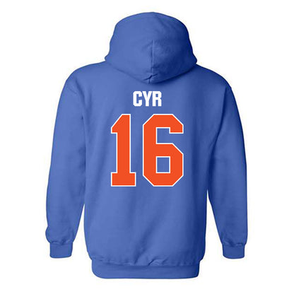 HCU - NCAA Baseball : Jacob Cyr - Classic Shersey Hooded Sweatshirt-1