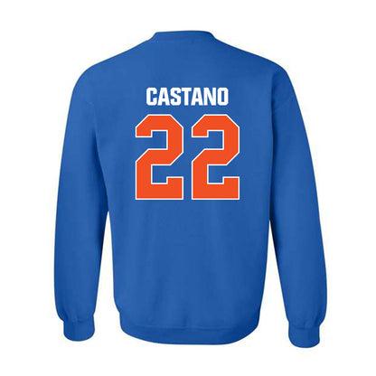 HCU - NCAA Baseball : Louis Castano - Classic Shersey Crewneck Sweatshirt-1