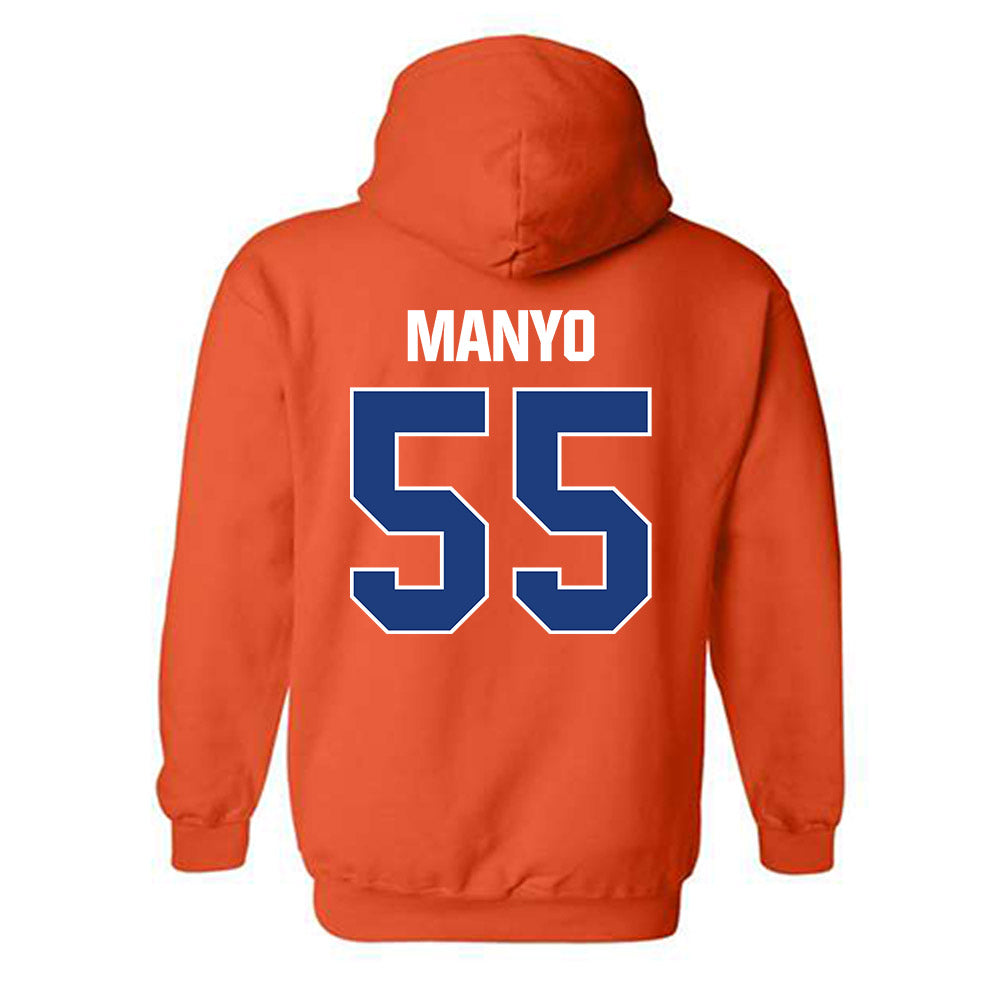 HCU - NCAA Baseball : Tyler Manyo - Classic Shersey Hooded Sweatshirt-1