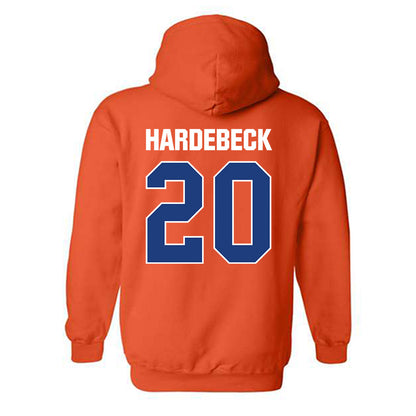 HCU - NCAA Baseball : Kameren Hardebeck - Classic Shersey Hooded Sweatshirt-1