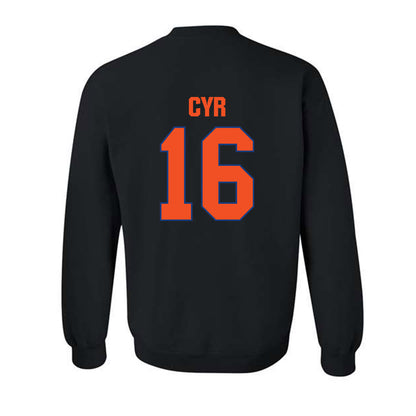 HCU - NCAA Baseball : Jacob Cyr - Classic Shersey Crewneck Sweatshirt-1