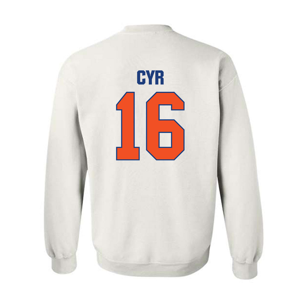 HCU - NCAA Baseball : Jacob Cyr - Classic Shersey Crewneck Sweatshirt-1