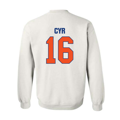 HCU - NCAA Baseball : Jacob Cyr - Classic Shersey Crewneck Sweatshirt-1