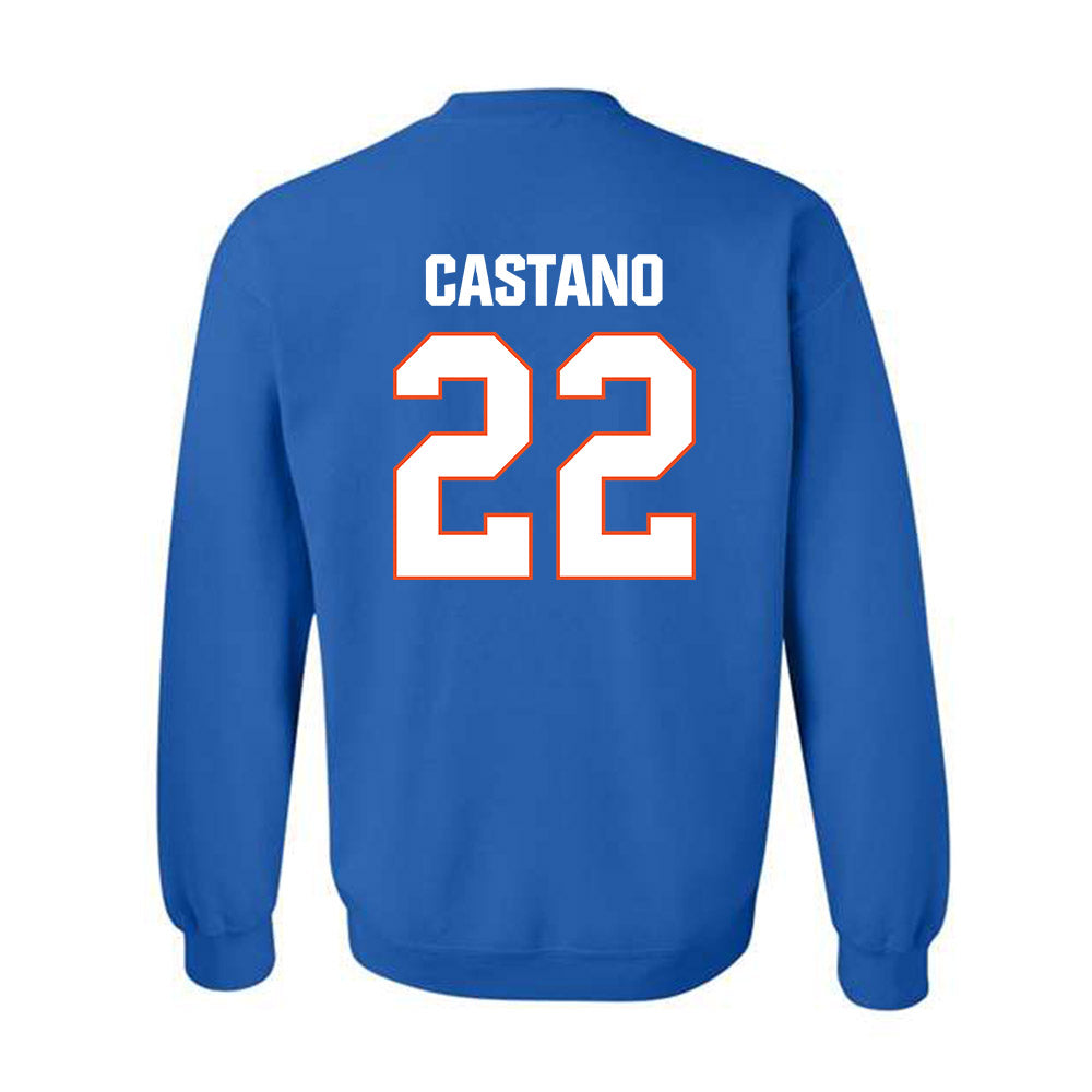 HCU - NCAA Baseball : Louis Castano - Classic Shersey Crewneck Sweatshirt-1
