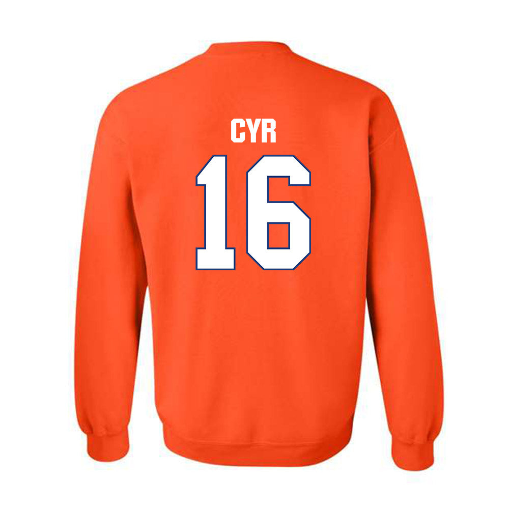 HCU - NCAA Baseball : Jacob Cyr - Classic Shersey Crewneck Sweatshirt-1