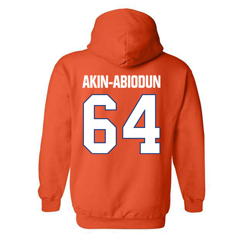HCU - NCAA Football : Ezekiel Akin-Abiodun - Classic Shersey Hooded Sweatshirt-1
