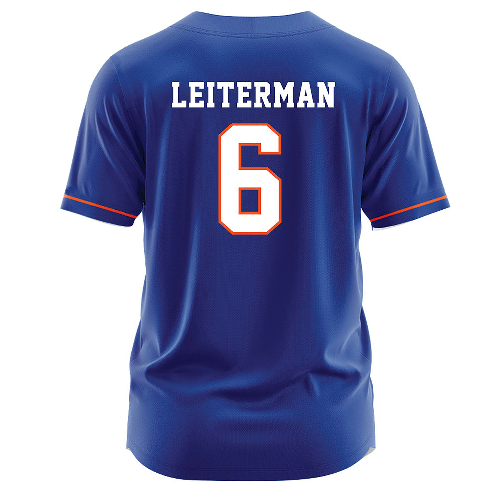 HCU - NCAA Baseball : Matthew Leiterman - Blue Jersey-1