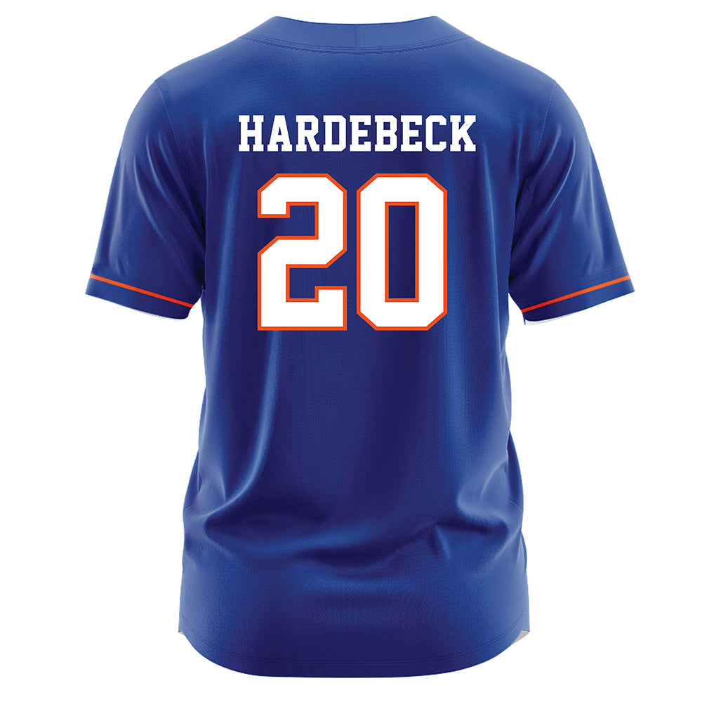 HCU - NCAA Baseball : Kameren Hardebeck - Blue Jersey-1