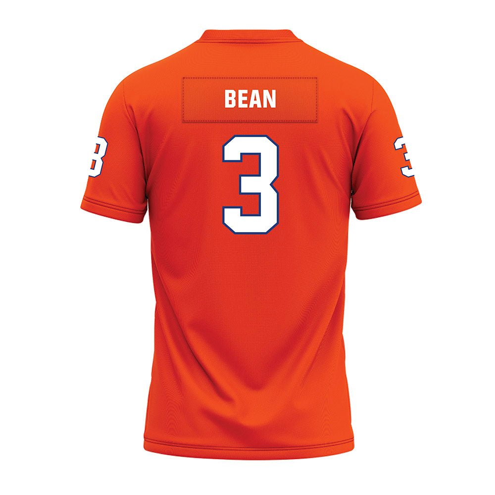 HCU - NCAA Football : Darius Bean - Orange Premium Football Jersey-1