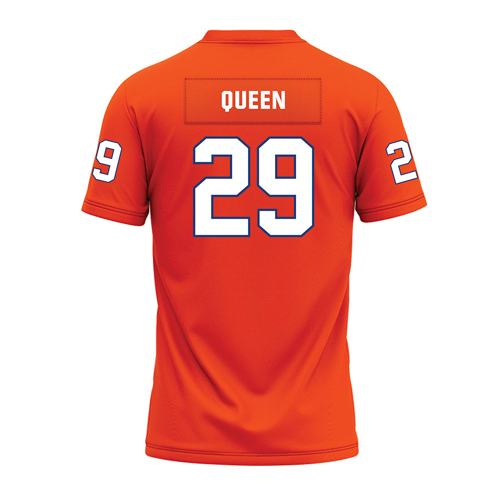 HCU - NCAA Football : Jeremiah Queen - Orange Premium Football Jersey-1