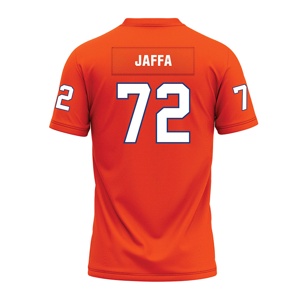 HCU - NCAA Football : Hashim Jaffa - Orange Premium Football Jersey-1