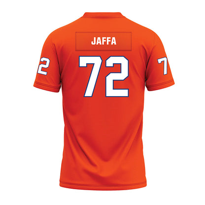 HCU - NCAA Football : Hashim Jaffa - Orange Premium Football Jersey-1