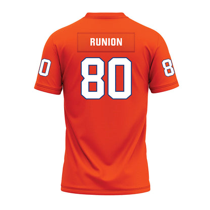 HCU - NCAA Football : Jett Runion - Orange Premium Football Jersey-1