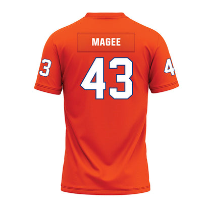HCU - NCAA Football : Tyran Magee - Orange Premium Football Jersey-1