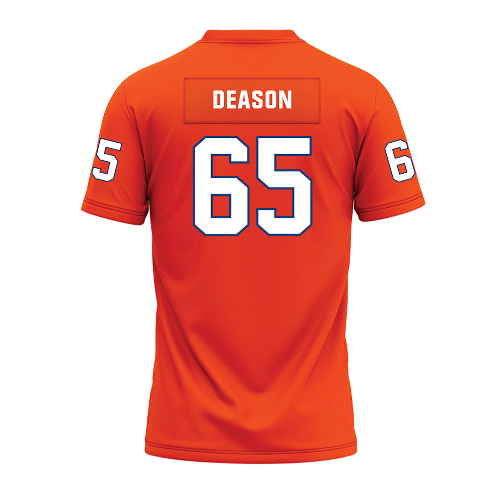 HCU - NCAA Football : Amari Deason - Orange Premium Football Jersey-1