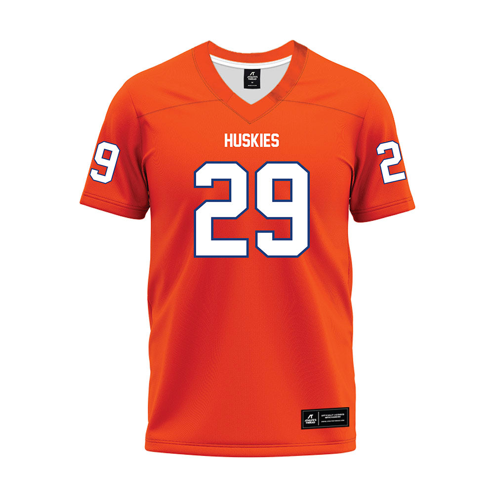 HCU - NCAA Football : Jeremiah Queen - Orange Premium Football Jersey-0