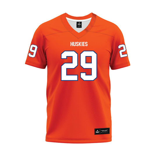 HCU - NCAA Football : Jeremiah Queen - Orange Premium Football Jersey-0