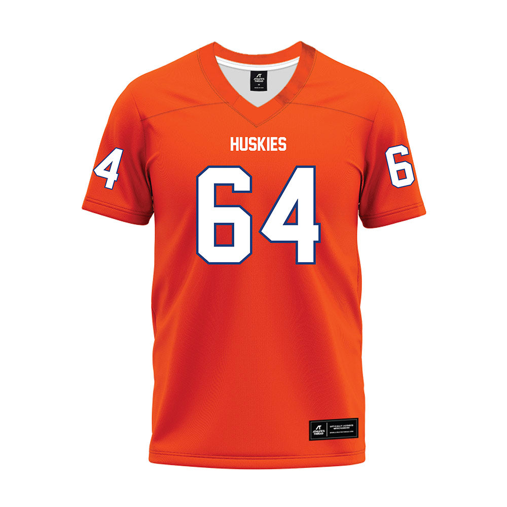 HCU - NCAA Football : Ezekiel Akin-Abiodun - Orange Premium Football Jersey-0