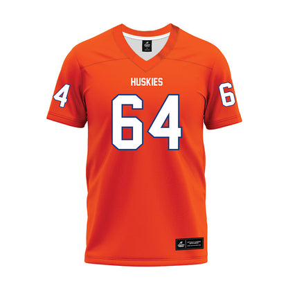 HCU - NCAA Football : Ezekiel Akin-Abiodun - Orange Premium Football Jersey-0