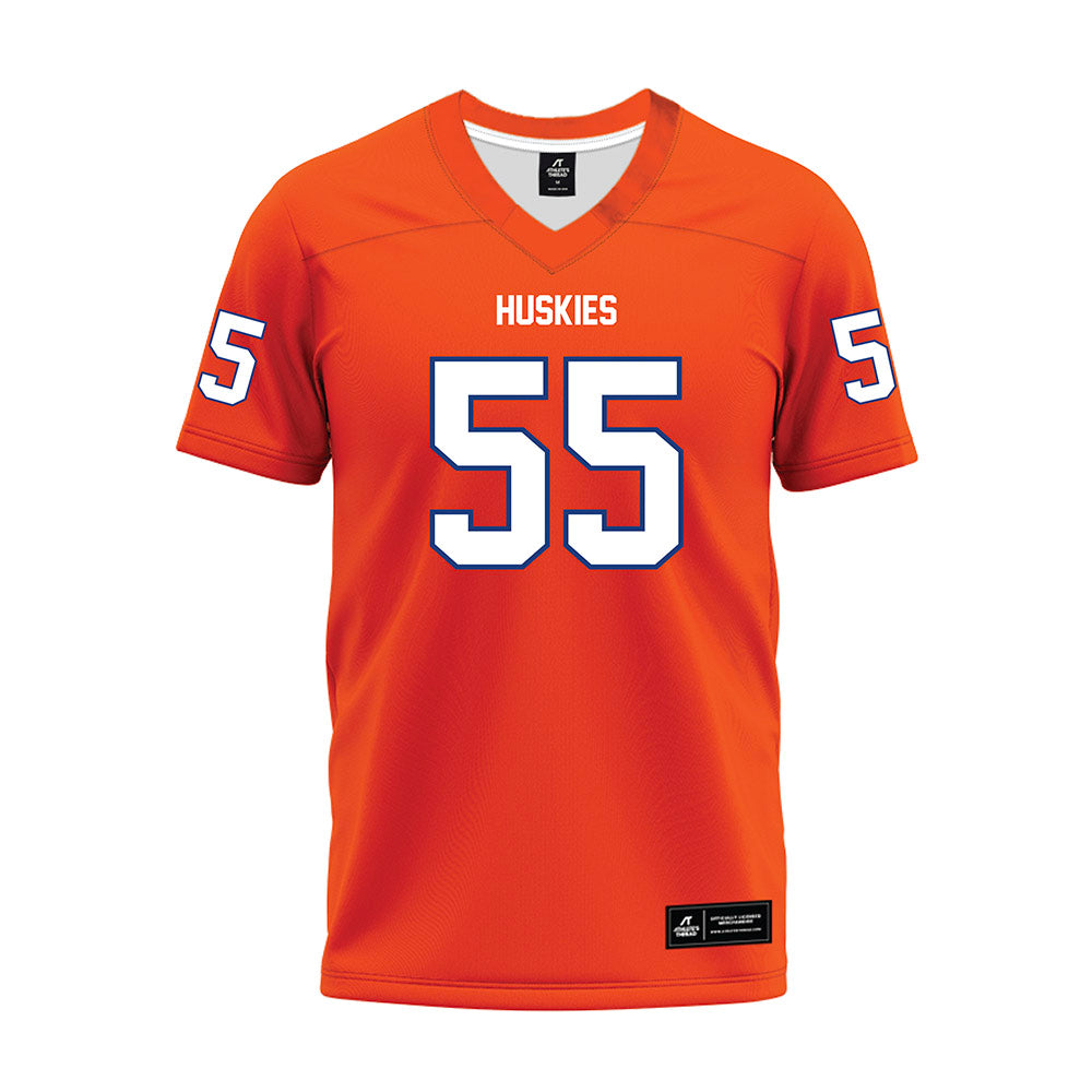 HCU - NCAA Football : Ramsey Qishta - Orange Premium Football Jersey-0