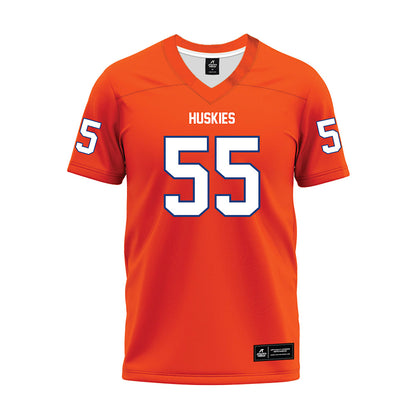 HCU - NCAA Football : Ramsey Qishta - Orange Premium Football Jersey-0