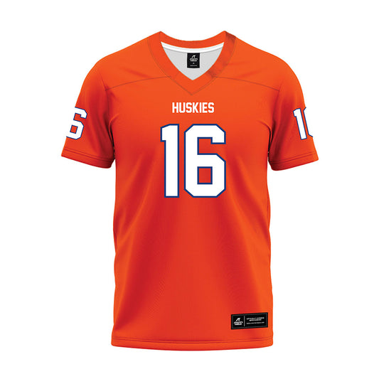 HCU - NCAA Football : Jake Weir - Orange Premium Football Jersey-0